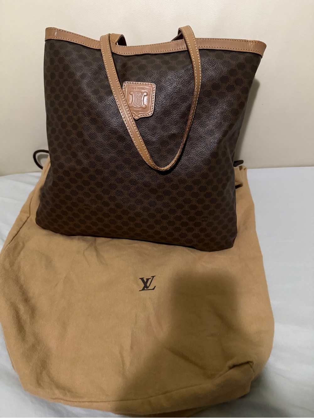 Celine Macadam coated canvas (PVC) Tote - Picture 3 of 15